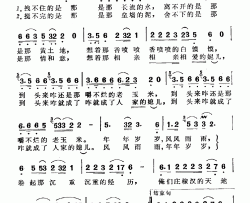 卷起那沉重的经历简谱-电视剧《一方水土一方人》主题曲