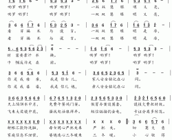 一双双慧眼简谱-王莹演唱-吴钟文曲谱