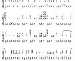 守候钢琴简谱-数字双手-徐冥蕾  心然