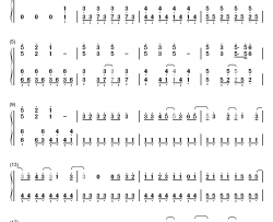 ドリーミージャーニー钢琴简谱-数字双手-the peggies