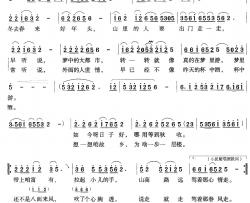 冬去春来简谱-任意词/饶荣发曲