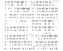 就是这首歌（皓天演唱））简谱-皓天演唱-海内老人制作曲谱