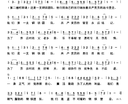 钢铁堡垒简谱