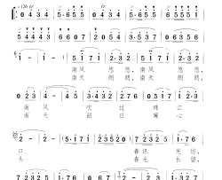 春光长留珠三角简谱-陈思思演唱-颂今/颂今词曲