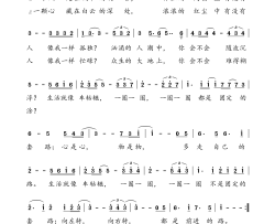 生活就像车轱辘简谱-贾飞剑演唱-李友焱/张方亮词曲