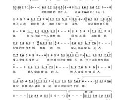 爱人变成爱过的人简谱-琥珀妞妞演唱-曲水悠悠制作曲谱