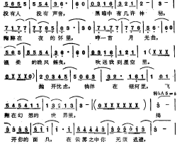 苏芮演唱金曲：温柔的夜简谱-苏芮演唱-郑国芳/陈玉立词曲
