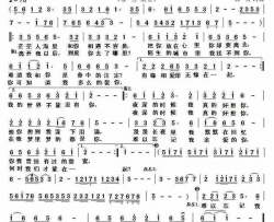 夜深的时候好想你简谱-郭力演唱-郭力/郭力词曲