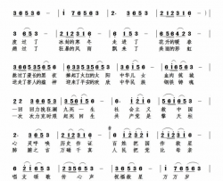唱支赞歌谢党恩简谱