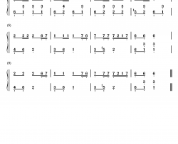 哇哈哈钢琴简谱-数字双手-未知