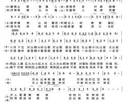 情溢山歌简谱-王莹/钱万千演唱