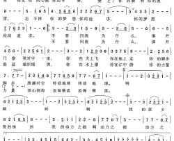 动力之都简谱-王群、夏劲风词/江晖曲王丽达-