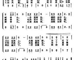 我们是无产阶级硬骨头简谱