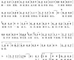 伴你走天涯简谱(歌词)-邓丽君演唱-王wzh曲谱
