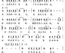 知己王持久词徐荣旋曲简谱-孙毅演唱