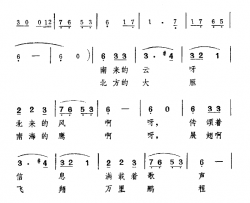 相逢在心爱的北京简谱