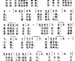[前苏联]不用怕去赢得生活电影《两个人的车站》插曲简谱