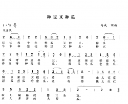 种豆又种瓜简谱