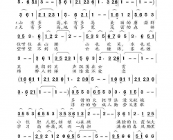 多彩哈族简谱-莫愁弦子演唱-陈少杰/高福友词曲