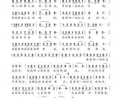 一双打过我的手简谱-小弩演唱-车行/小弩词曲