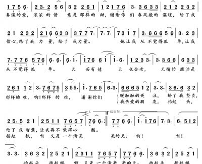 真诚的爱简谱(歌词)-刘一祯演唱-君羊曲谱