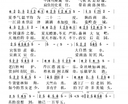 商洛，中国康养之都简谱-张宏梁曲谱