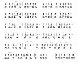 俄罗斯姑娘简谱-邓会双词曲
