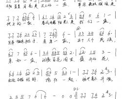 母亲是中华简谱-王晓岭词  黄圣尧曲