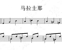 马拉圭那吉他独奏谱五线谱简谱-风华艺校演唱