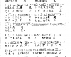 好一个美丽的草原简谱-阿影演唱-樊章保/樊章保词曲