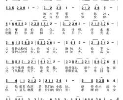 可怜天下父母心简谱-刘志毅词 夏宝森曲