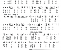 大美青海王永振词曲简谱