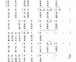 信息时代简谱-清闲人词/清闲人曲