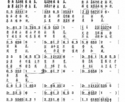 齐白石绘国画臧辉先首唱版简谱-臧辉先演唱-臧辉先/陈普词曲
