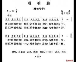 唢呐腔简谱-