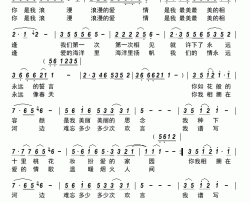 最美的相逢简谱-马艳丽演唱-张本生/聂建新词曲