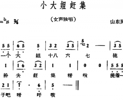 小大姐赶集简谱-
