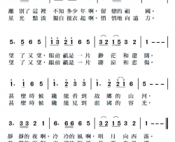异乡寒夜曲[朝鲜]简谱