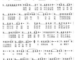 幸福味道简谱-柴一艺词/孟宪东曲