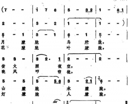 月朦胧鸟朦胧电影《月朦胧 鸟朦胧》主题曲简谱