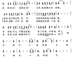 是谁把你带到人间音乐剧《茉莉花》选曲简谱-阿泉演唱