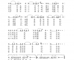 母亲为我操劳简谱