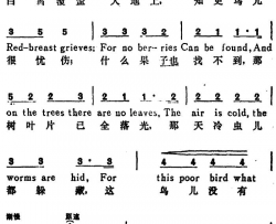[英]白雪覆盖着大地WhentheSnowIsontheGround汉英文对照[英]白雪覆盖着大地When the Snow Is on the Ground汉英文对照简谱