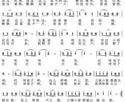 水乡画卷简谱-张枚同词/张国良曲