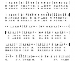 新时代雷锋简谱
