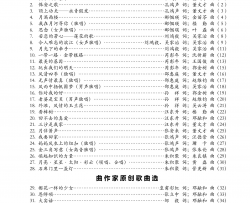 2017月亮情歌目录简谱