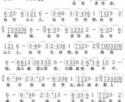 高山流水猎人魂简谱-陈诺演唱-冯广映/余致迪词曲