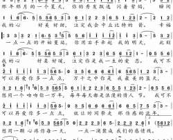 可不可以再爱你多一点简谱-正云演唱-刘艳梅/李勇词曲