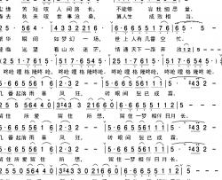 远情简谱-谭晶演唱