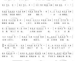 难忘妈妈那双手简谱-李学亮词/林海曲